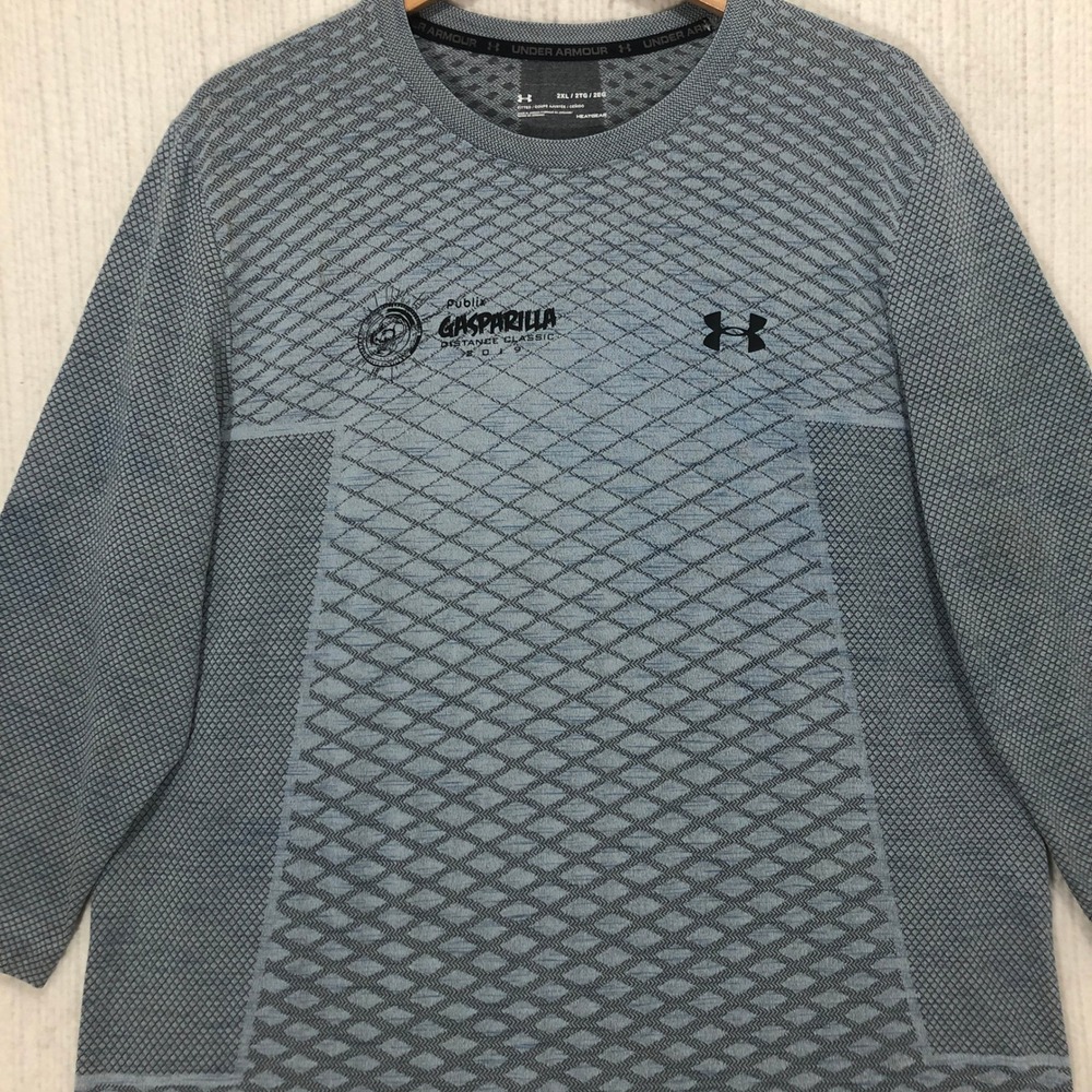 Under Armour Gasparilla Distance‎ Classic 2019 Shirt Mens 2XL HeatGear Fitted